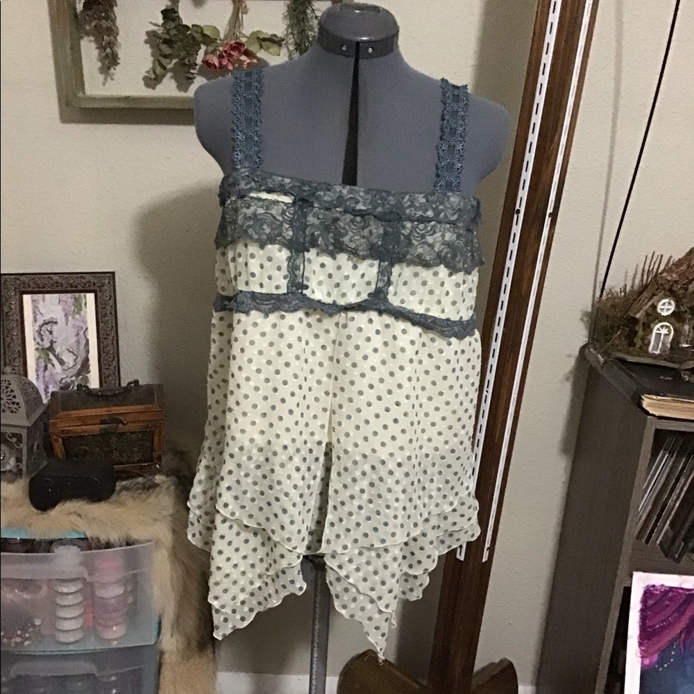 Japanese Polka Dot Tank Top